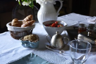 petit déjeuner à l'intérieur